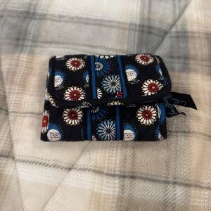 Vera Bradley Black Floral Clutch